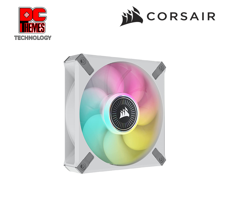 CORSAIR ML120 RGB Elite[Single Pack] White Case Fan